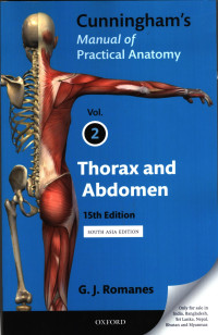 Cunningham's Manual of Practical Anatomy : Thorax & Abdomen: Volume-2